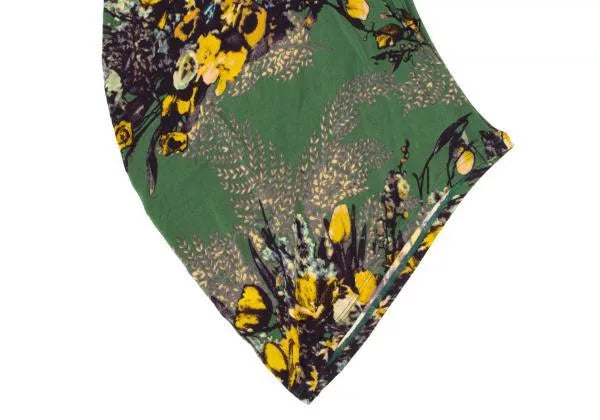 Jean Paul Gaultier Vintage Green Floral Top