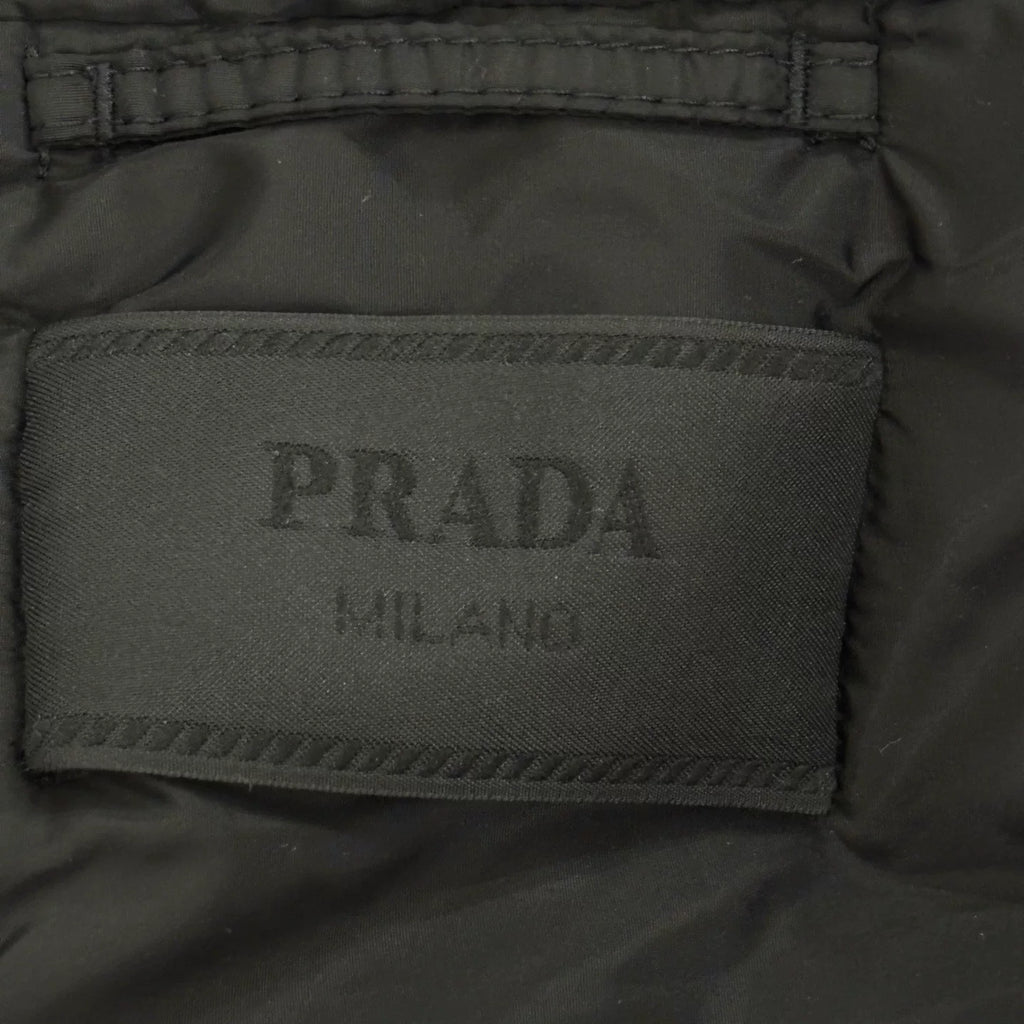 Prada Black Triangle Logo Re-Nylon Jacket