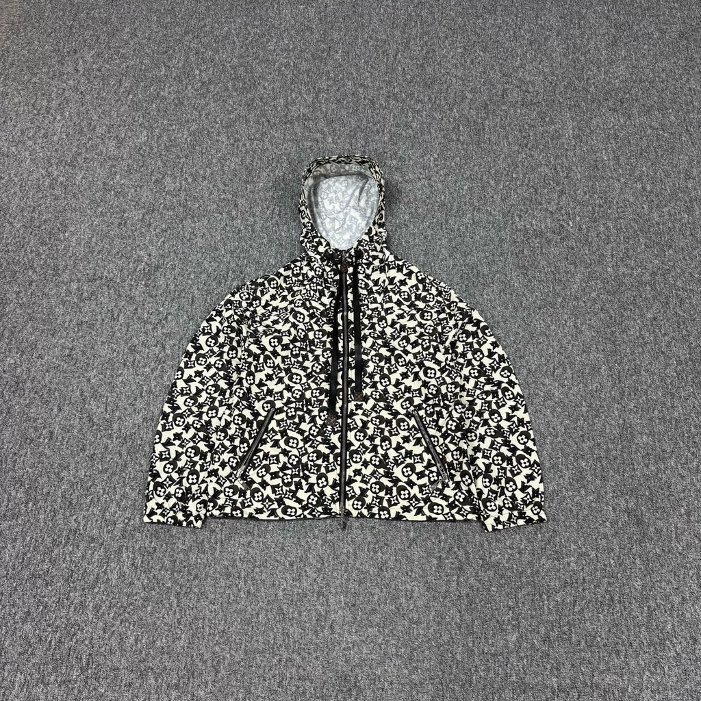 Louis Vuitton All-Over Print Monogram Hooded Jacket