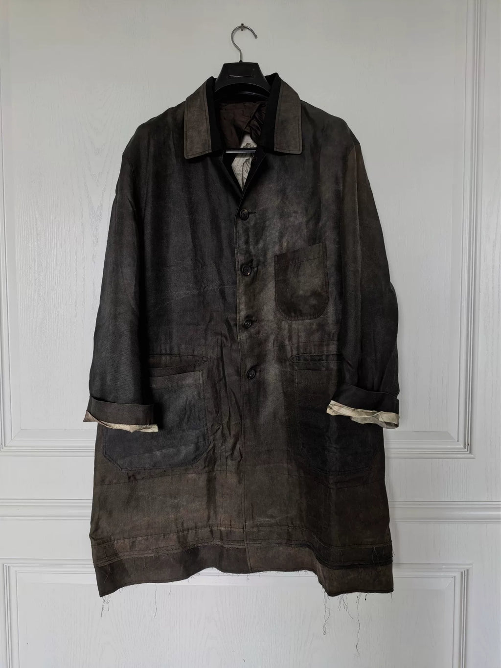 Ziggy Chen 23SS Reversible Cold-Dyed Rust-Dyed Coat Trench Coat Outerwear