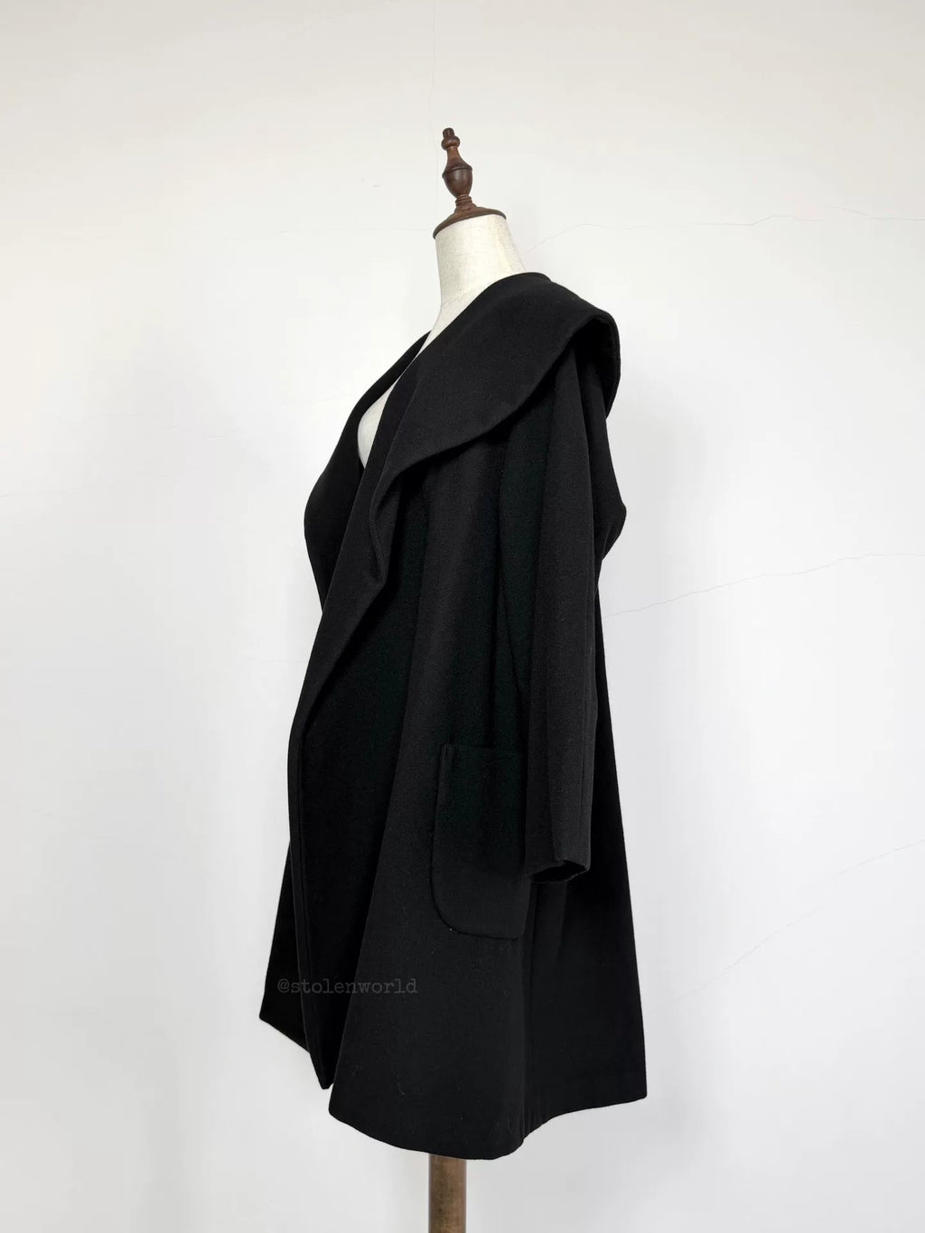 Yohji Yamamoto Y's Wool Collar Lapel Coat - Devines