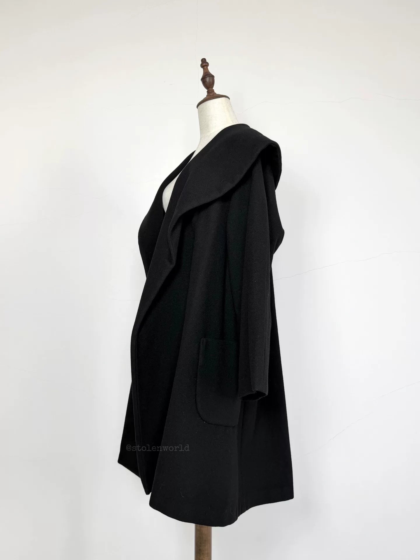 Yohji Yamamoto Y's Wool Collar Lapel Coat - Devines