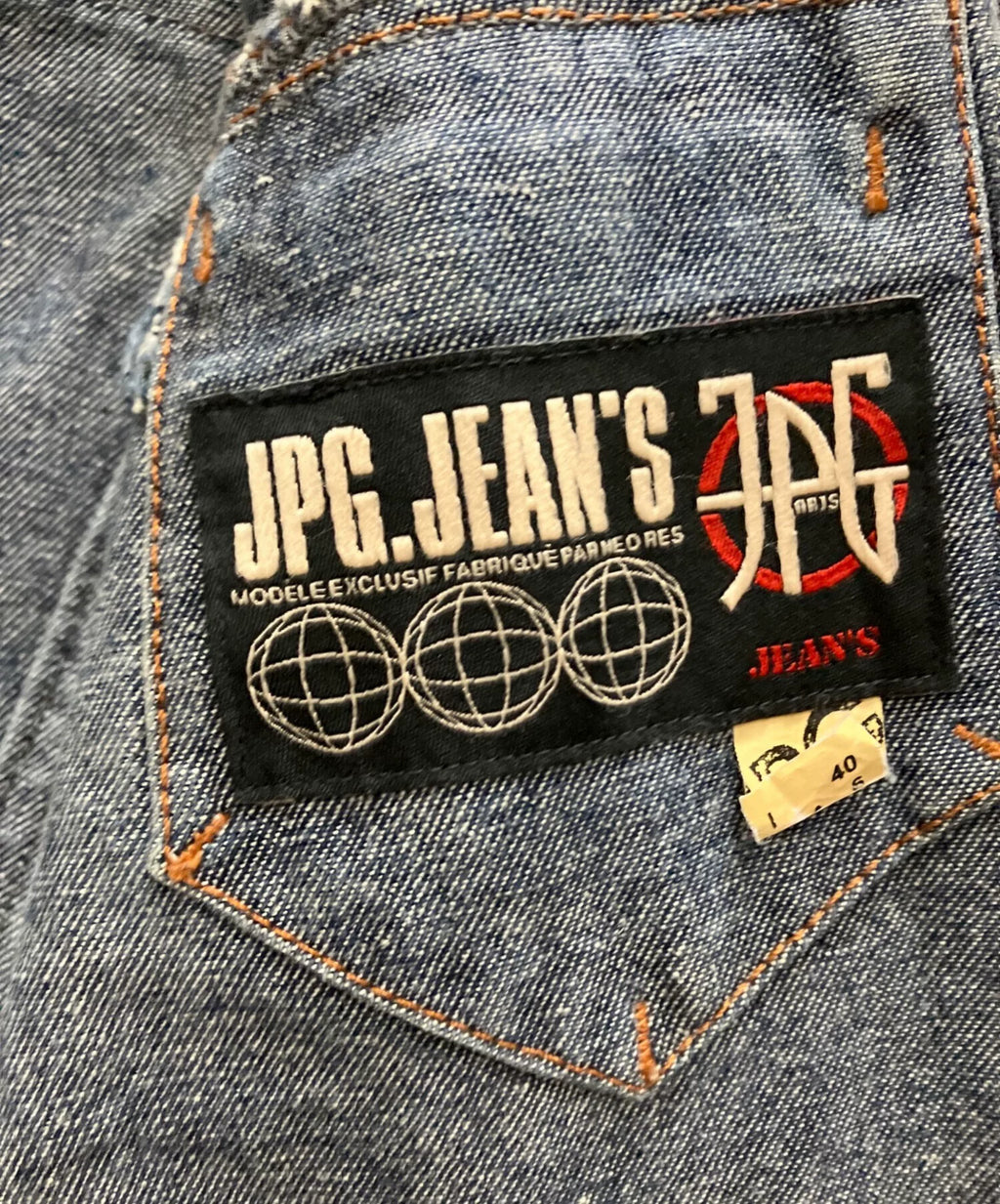 Jean Paul Gaultier Zip Belt Denim Vest