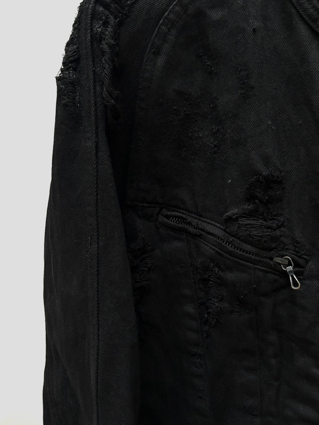 Julius7 FW09 Distressed Denim Jacket