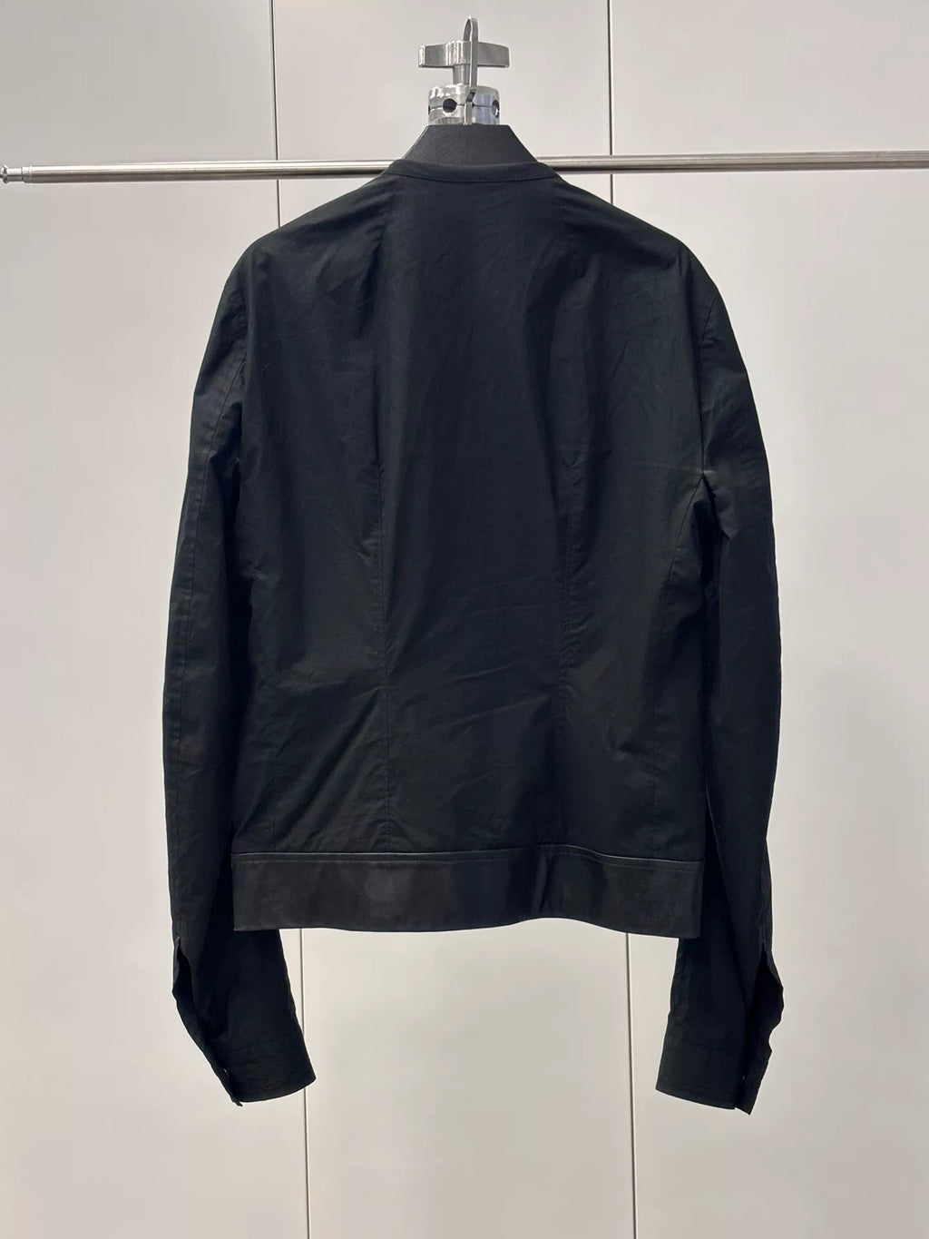 Rick Owens｜Patchwork Leather Motorcycle Jacket