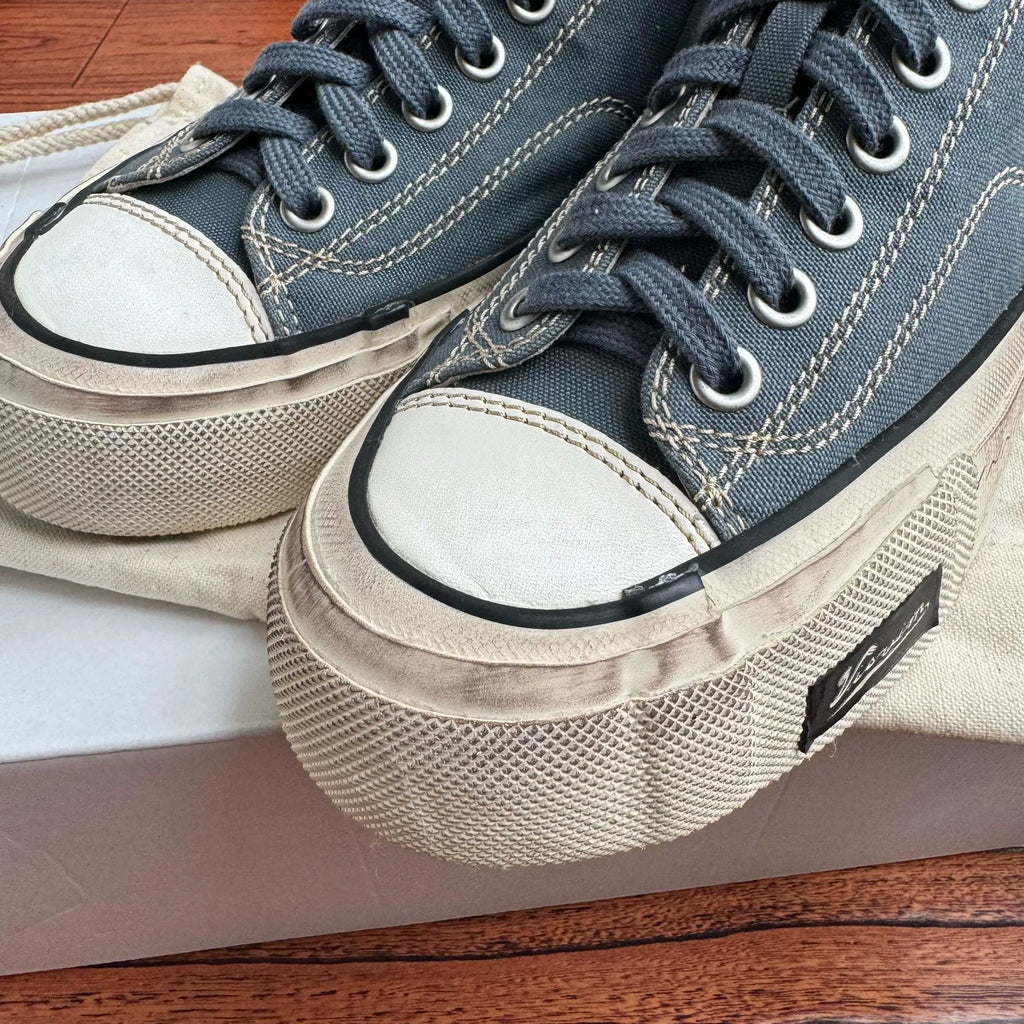 Visvim 26ss SKAGWAY LO G.PATTEN Chunky Sole Canvas Shoes