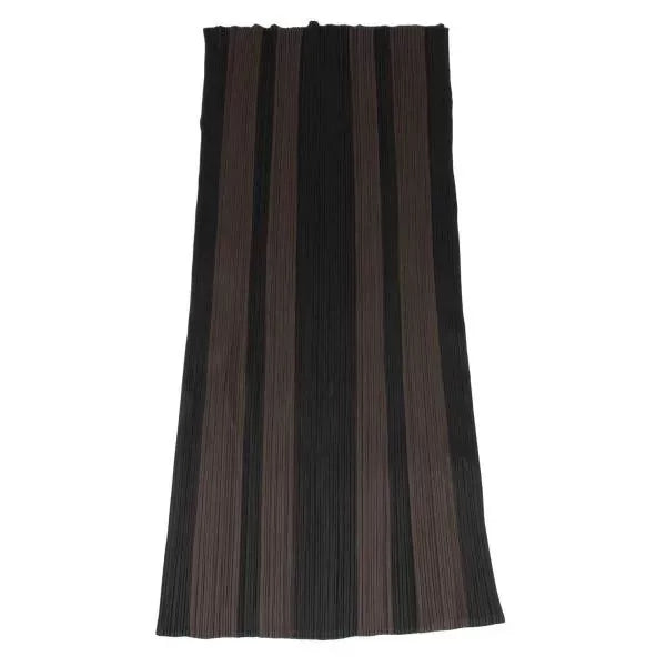 Issey Miyake Vintage Brown Striped Pleated Dress