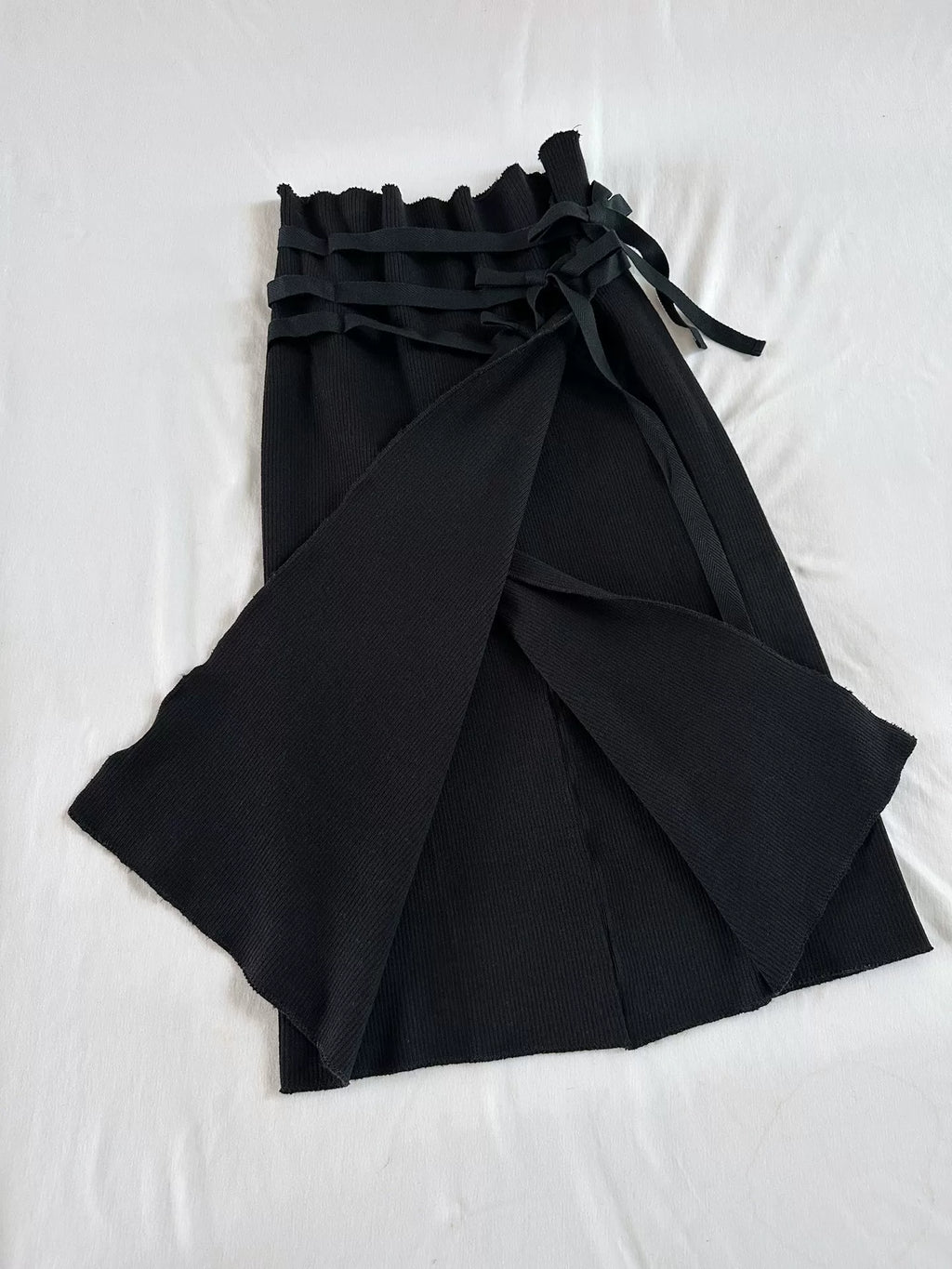 Comme Des Garcons Rei Kawakubo 1992 Tricot line Wool Skirt