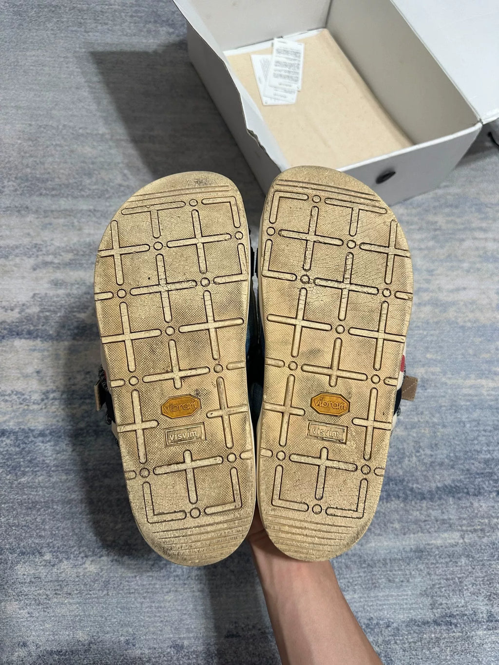 Visvim 19SS SS Christo Collage Fil Polka Dot Slides