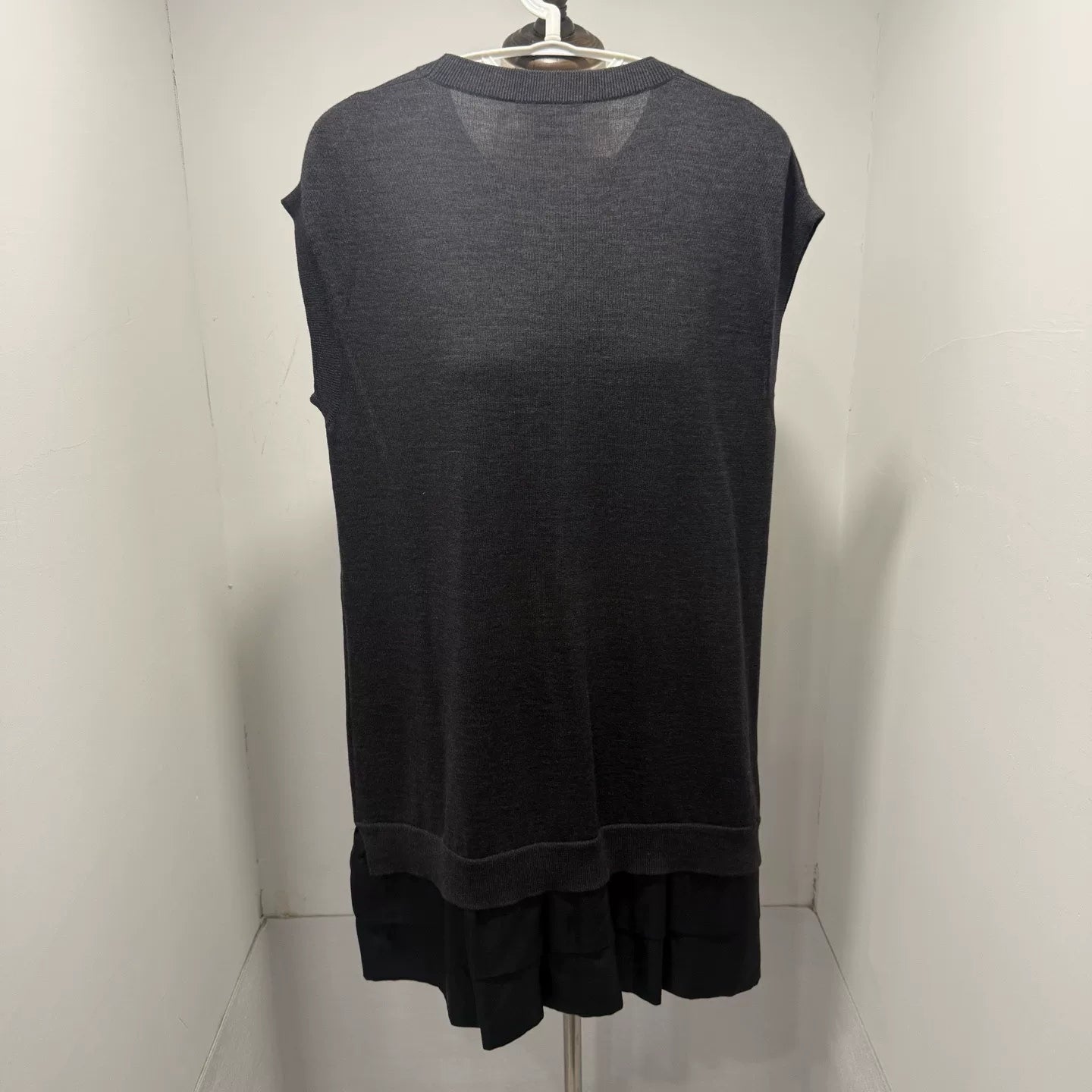 Louis Vuitton Black Gray Sequined Dress