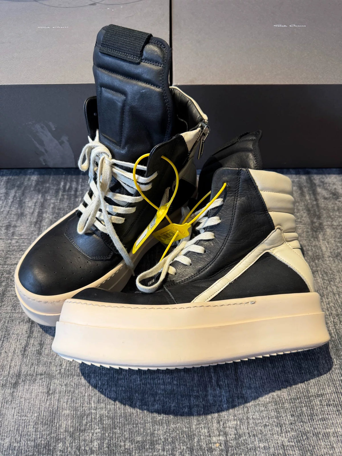 Rick Owens Inverted-Triangle Sneakers