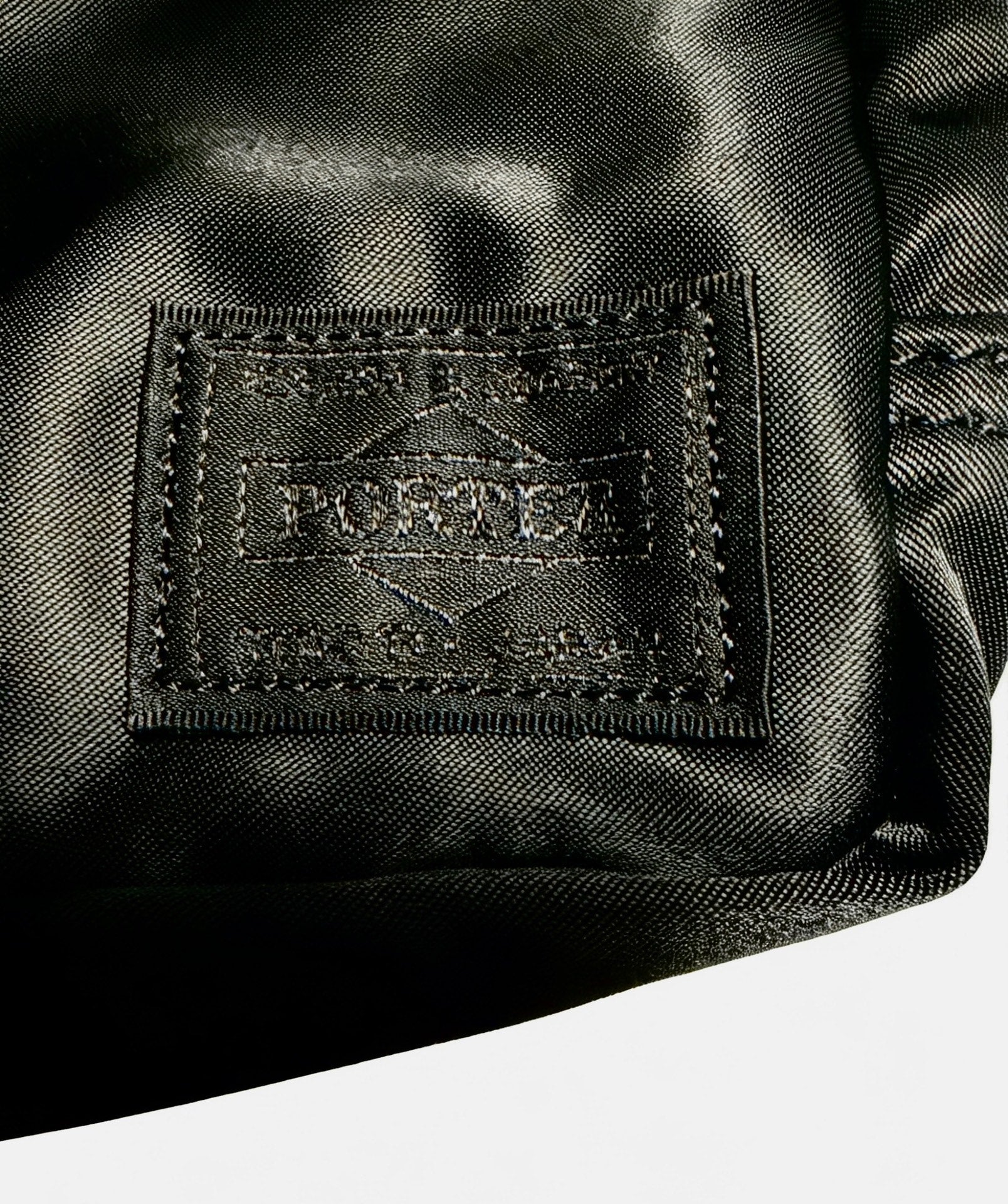 Mastermind Japan x Porter Nylon Rhinestone Skull Pouch