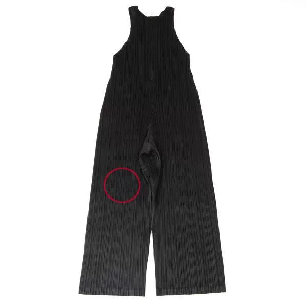Issey Miyake Vintage Black Pleated Jumpsuit