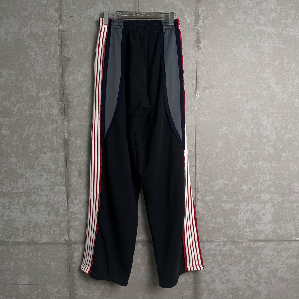 Balenciaga Patchwork Double-Ring Logo Sweatpants