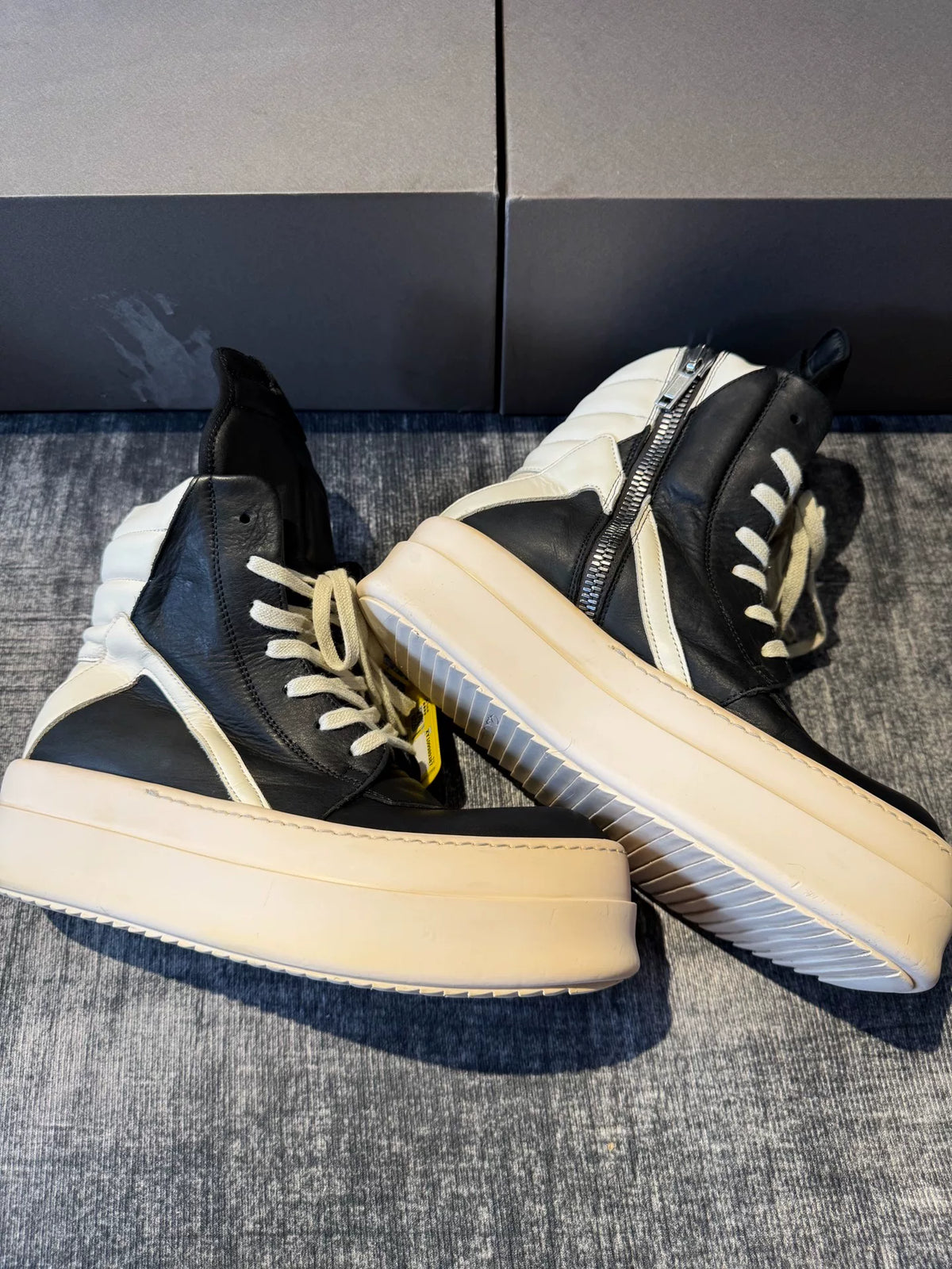 Rick Owens Inverted-Triangle Sneakers