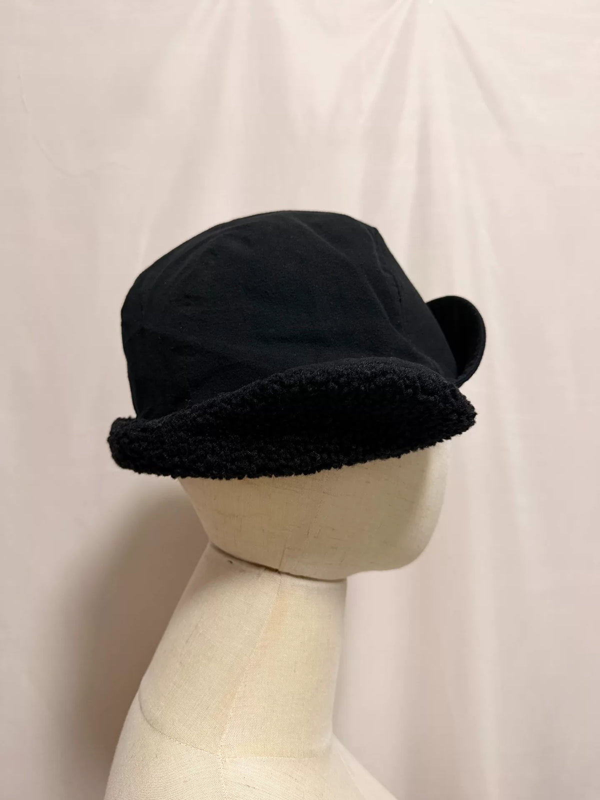 Y's Yohji Yamamoto Black Bendable Brim Hat