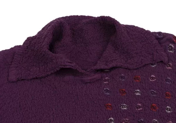 Issey Miyake Vintage Purple Pleated Top