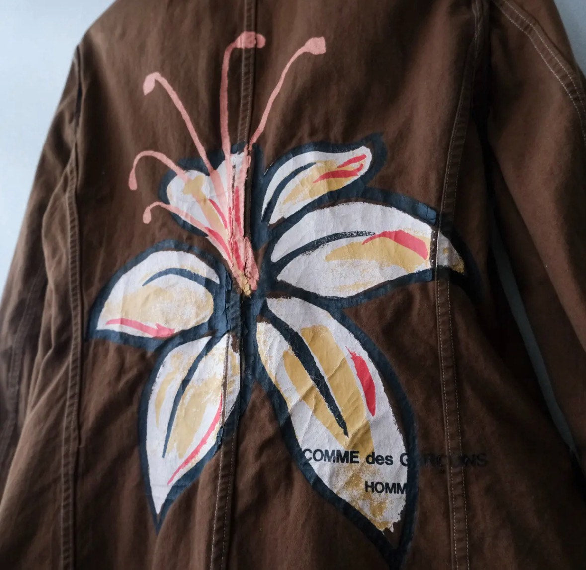 Comme Des Garçons SS02 Floral Print Suit Jacket