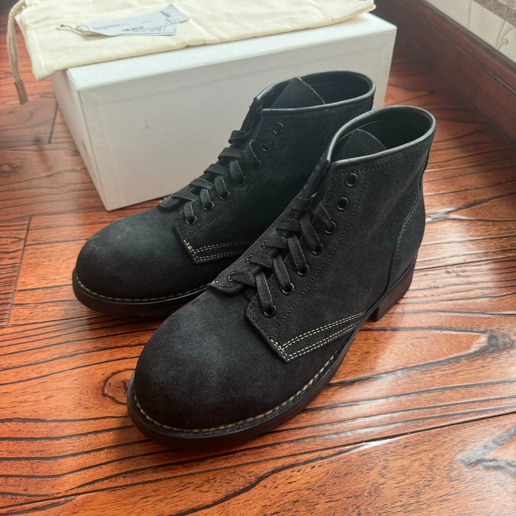 Visvim 25SS Brigadier Boots-Folk B Black Boots