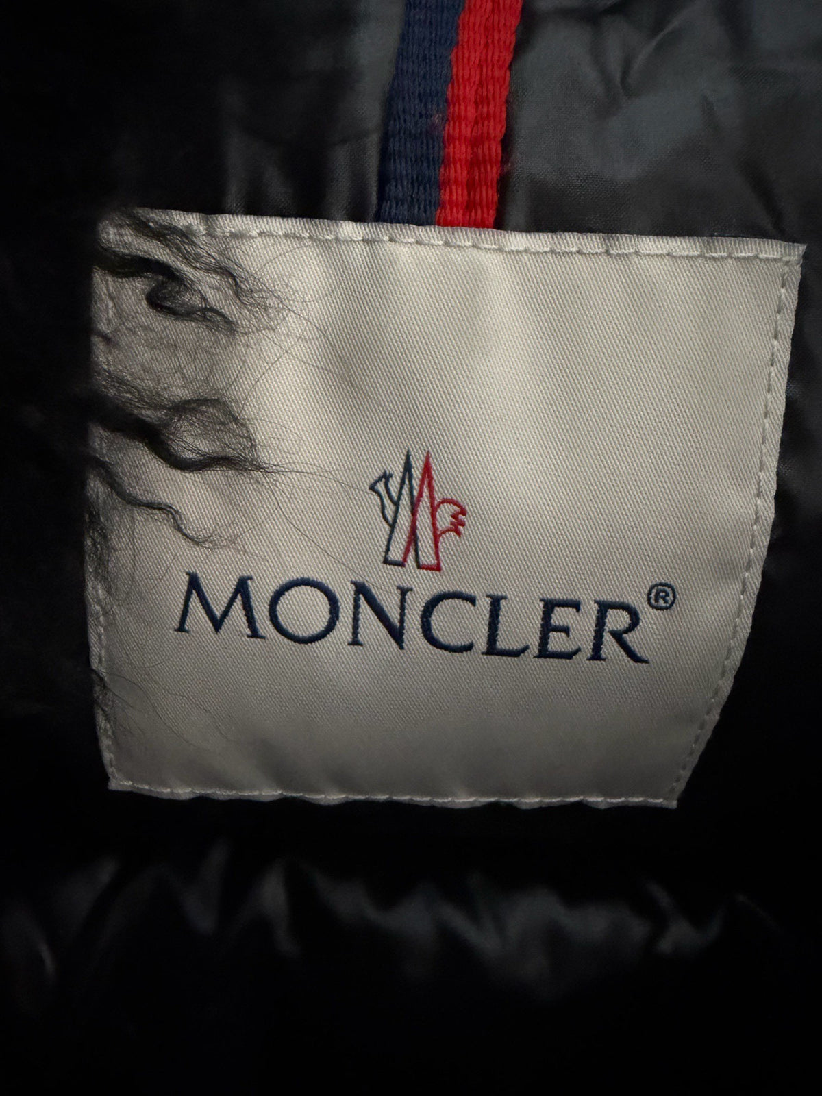 Moncler Montgetech Black Detachable Fur Collar Down Jacket