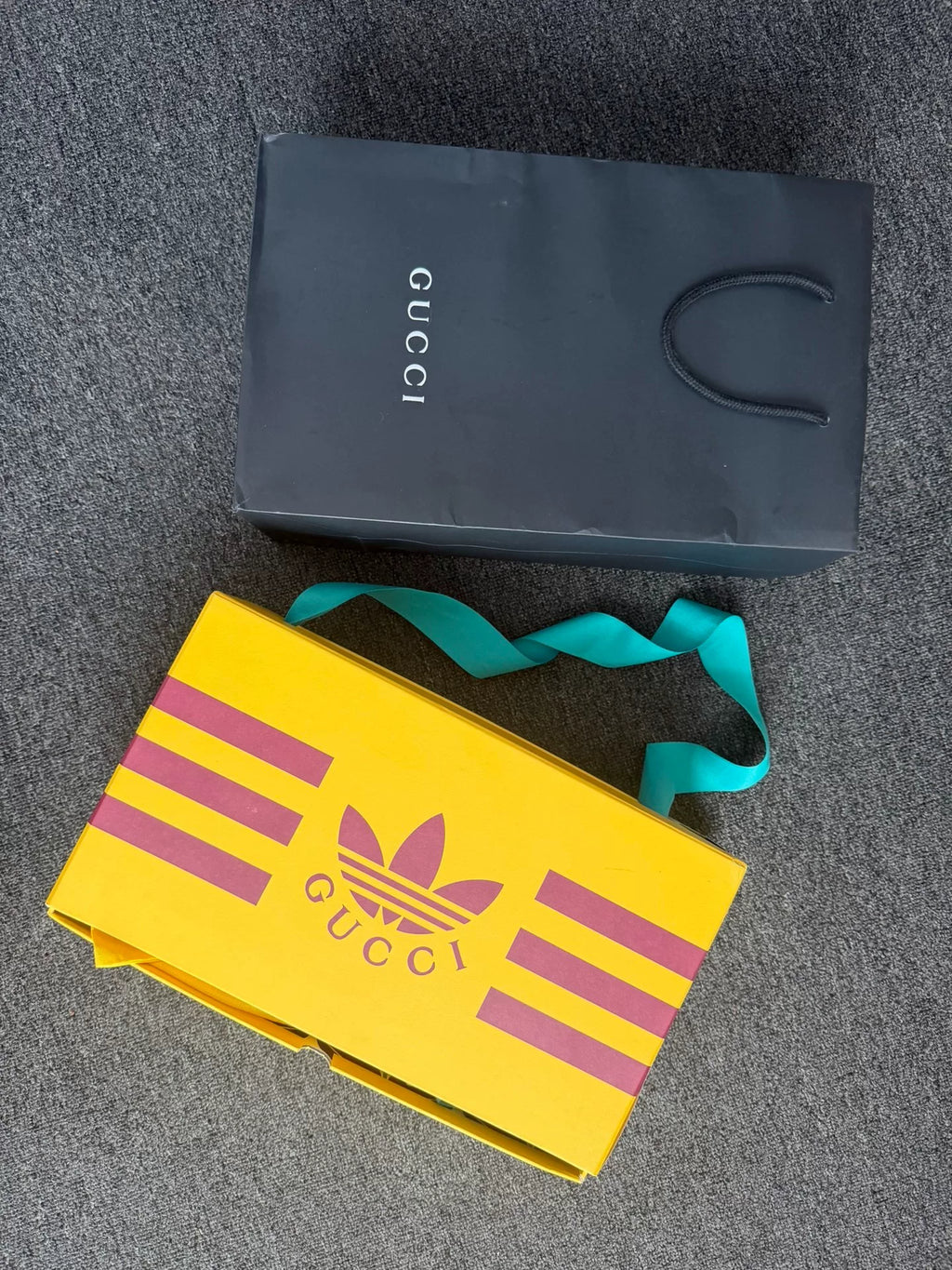 Gucci Adidas X Gold Clog Leather Loafers