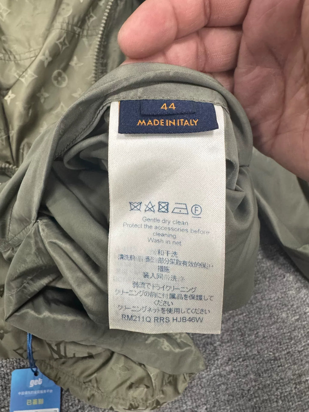Louis Vuitton Reversible Nylon Hooded Windproof Jacket
