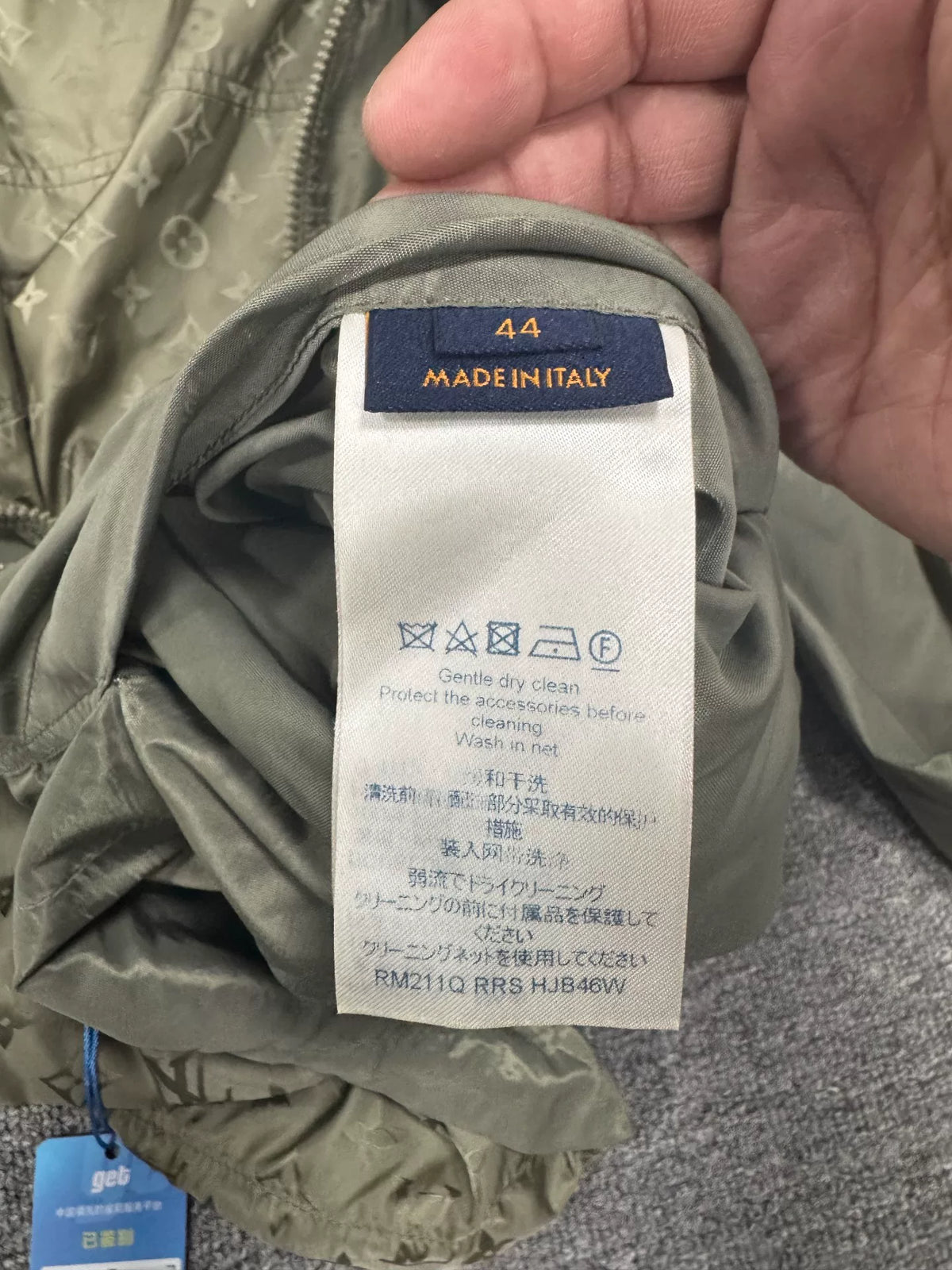 Louis Vuitton Reversible Nylon Hooded Windproof Jacket