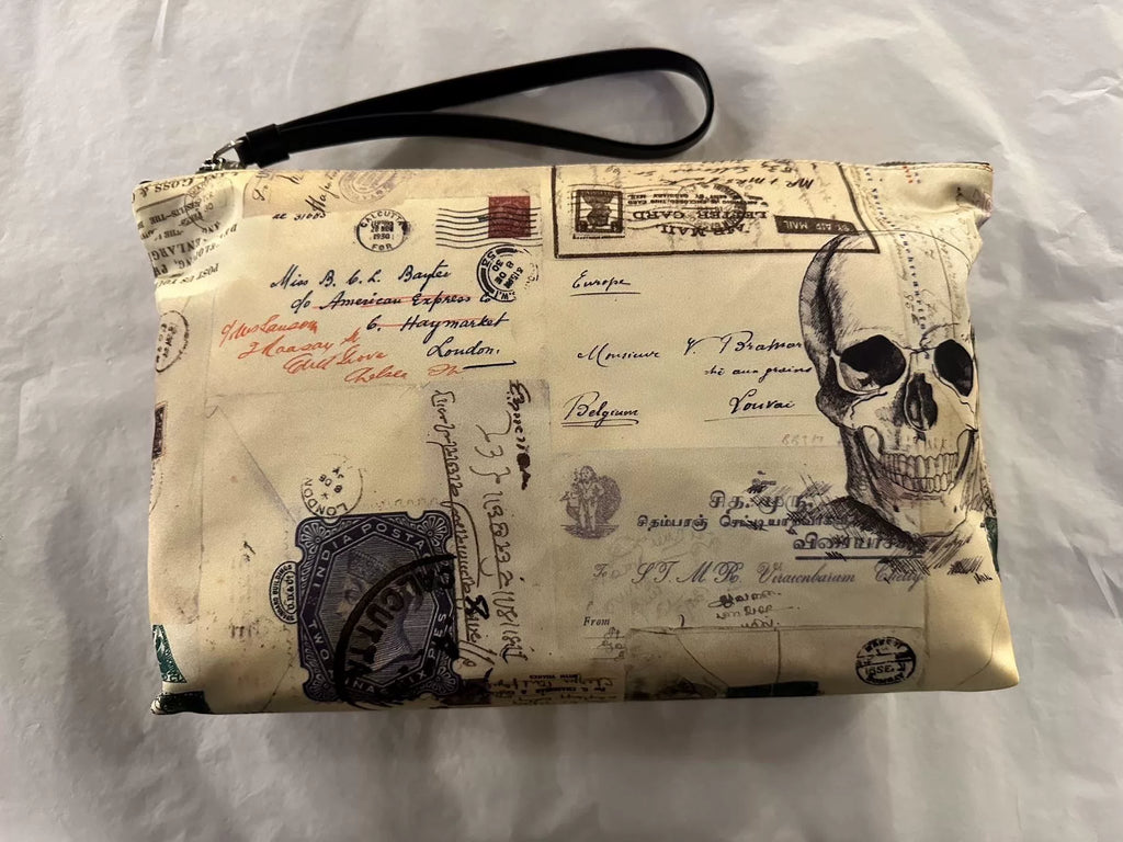 Alexander McQueen SS17 Letter Skull Nylon Clutch