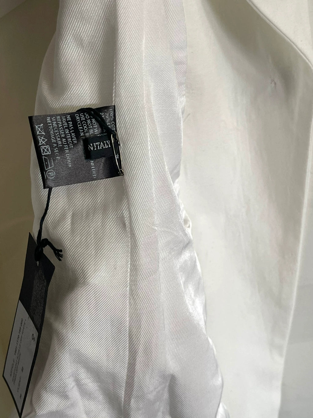 Ann Demeulemeester Deconstructed Shoulder Strap Cotton Wool Vest