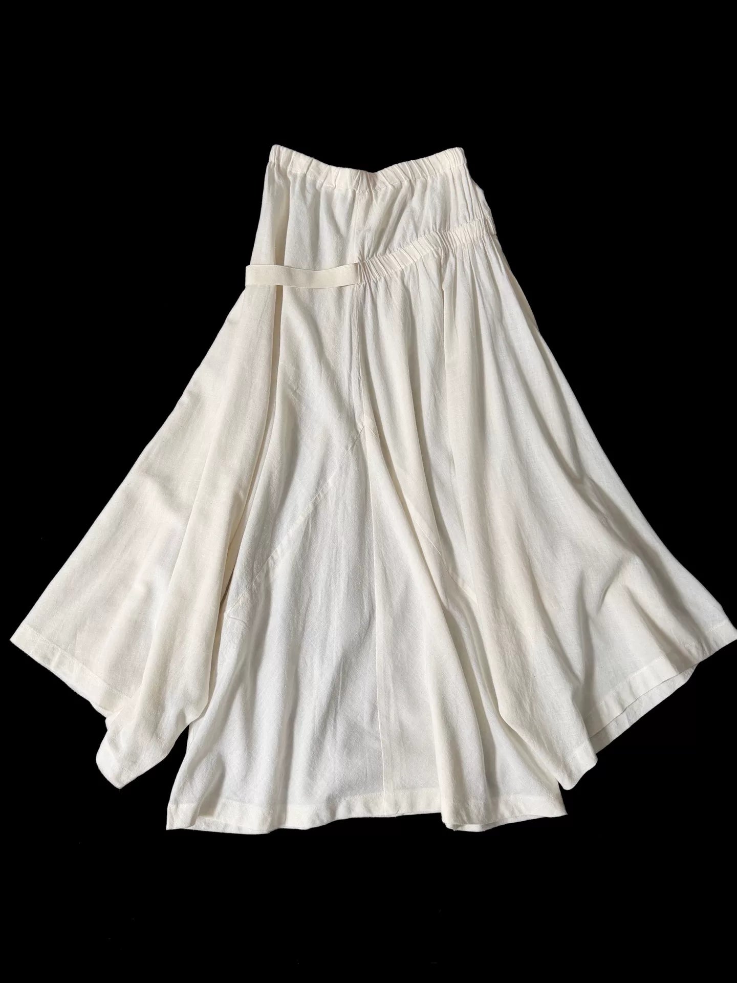Comme Des Garcons 94SS Deconstructed Asymmetric Off-White Skirt - Devines