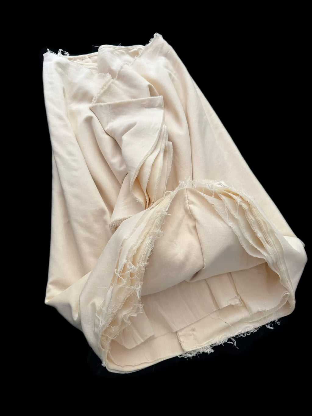 Comme Des Garcons 1998 Midi White Skirt