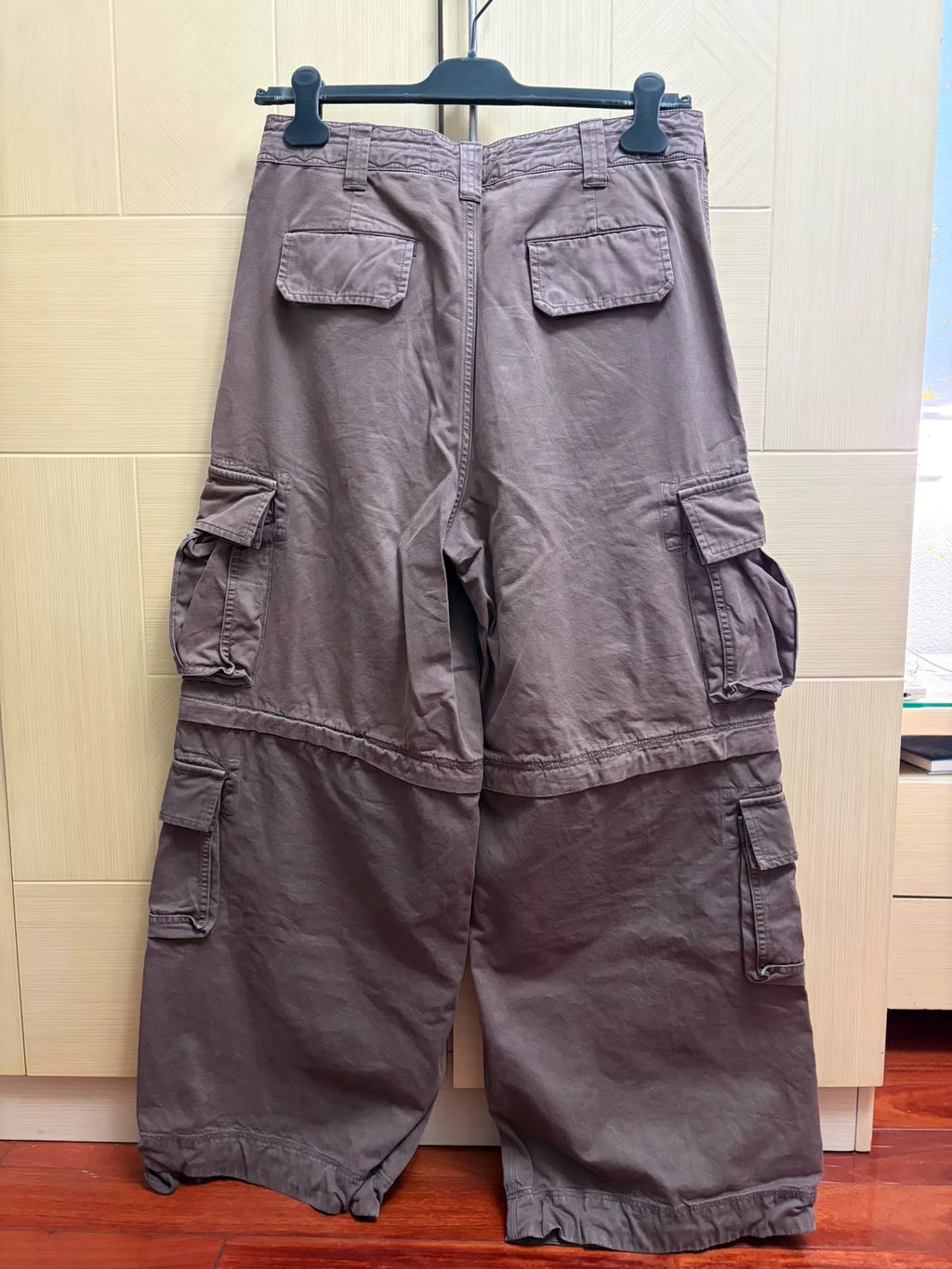 Erl Brown Detachable Cargo Pants