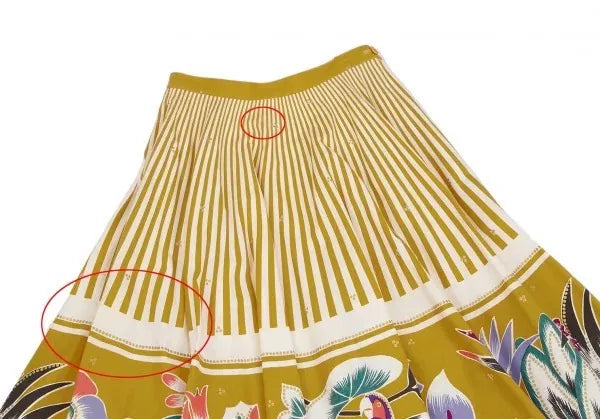 Issey Miyake Vintage Yellow Floral Skirt