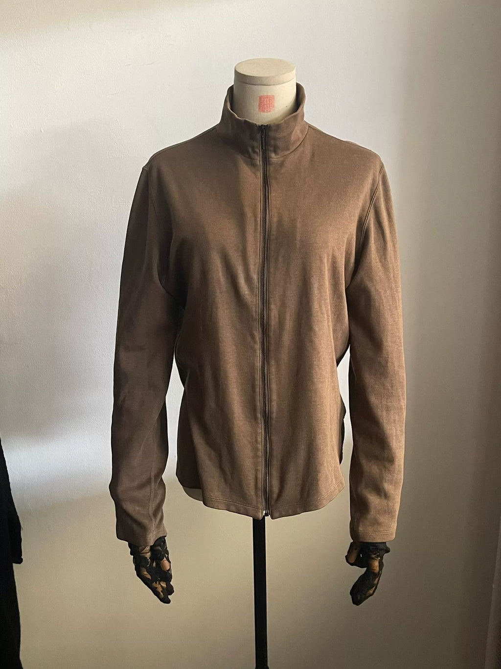 Jean Paul GAULTIER Dragon Pattern Zip-Up Sweater