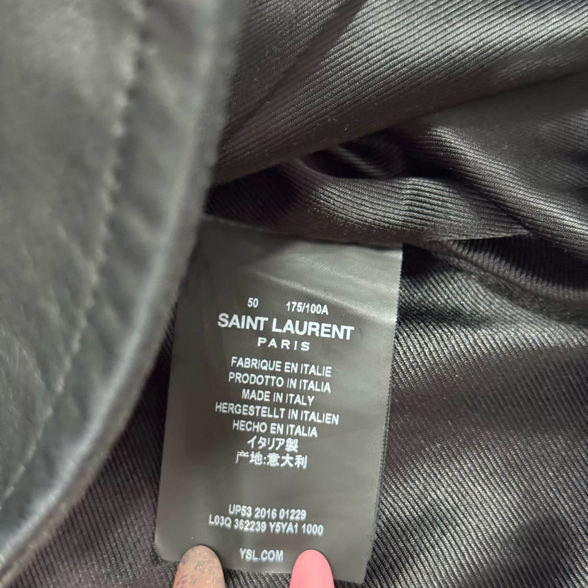 Saint Laurent Leather Jacket