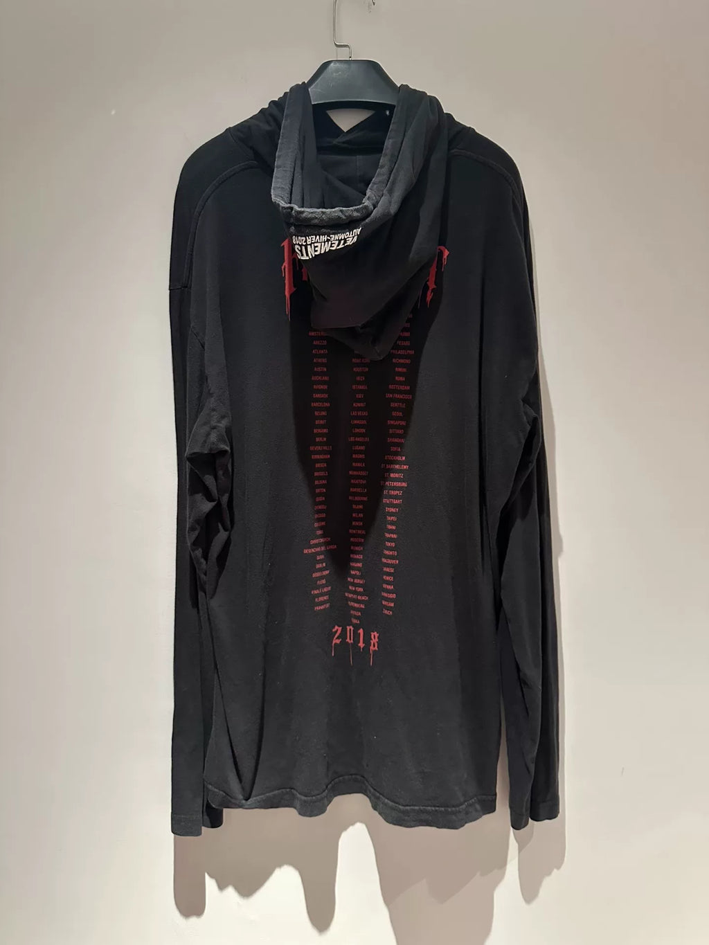 Vetements Blood-Drop Hoodie