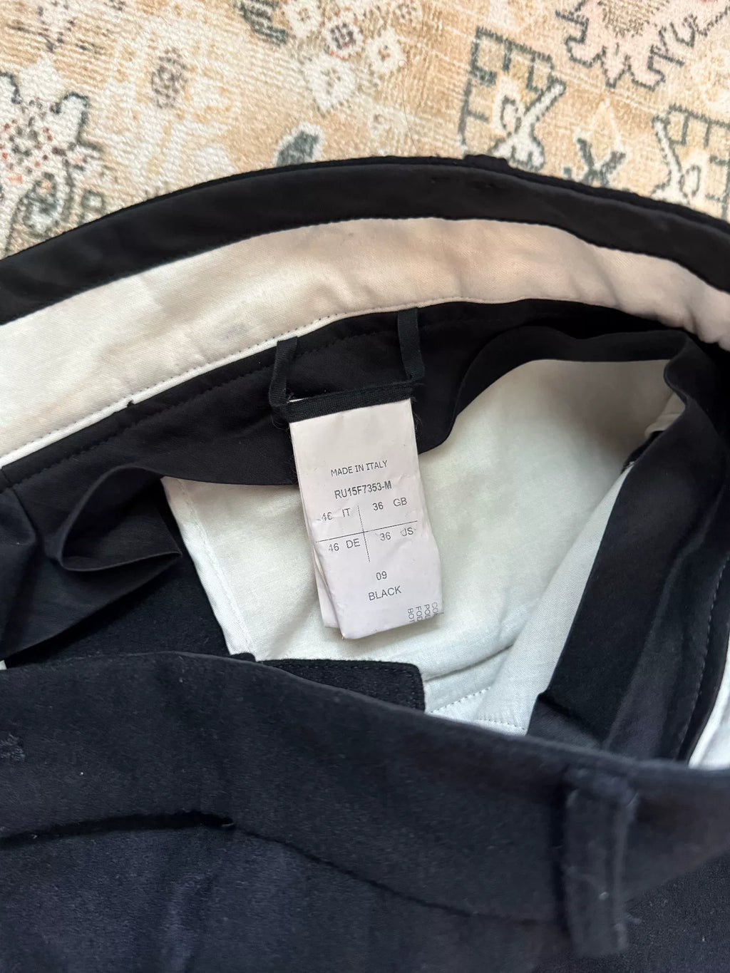 Rick Owens Mainline Wool Drop-Crotch God Pants