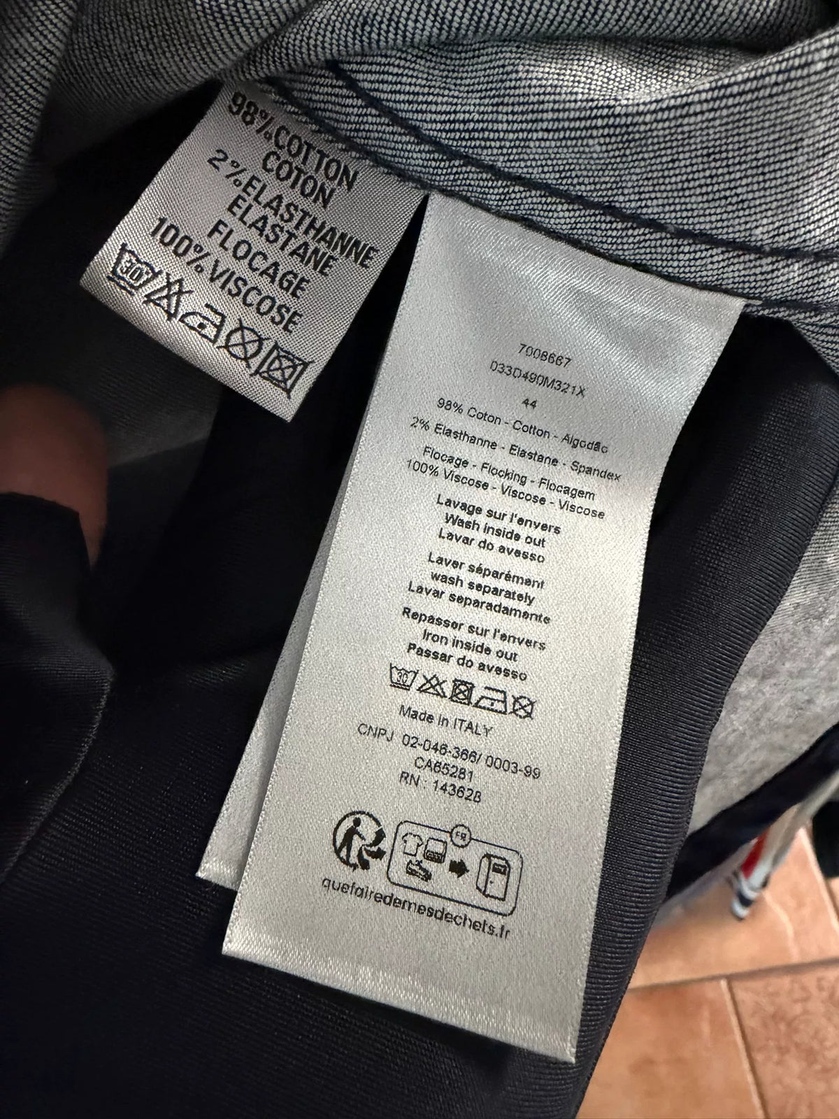 Dior All-Over Logo Flocked Shirt