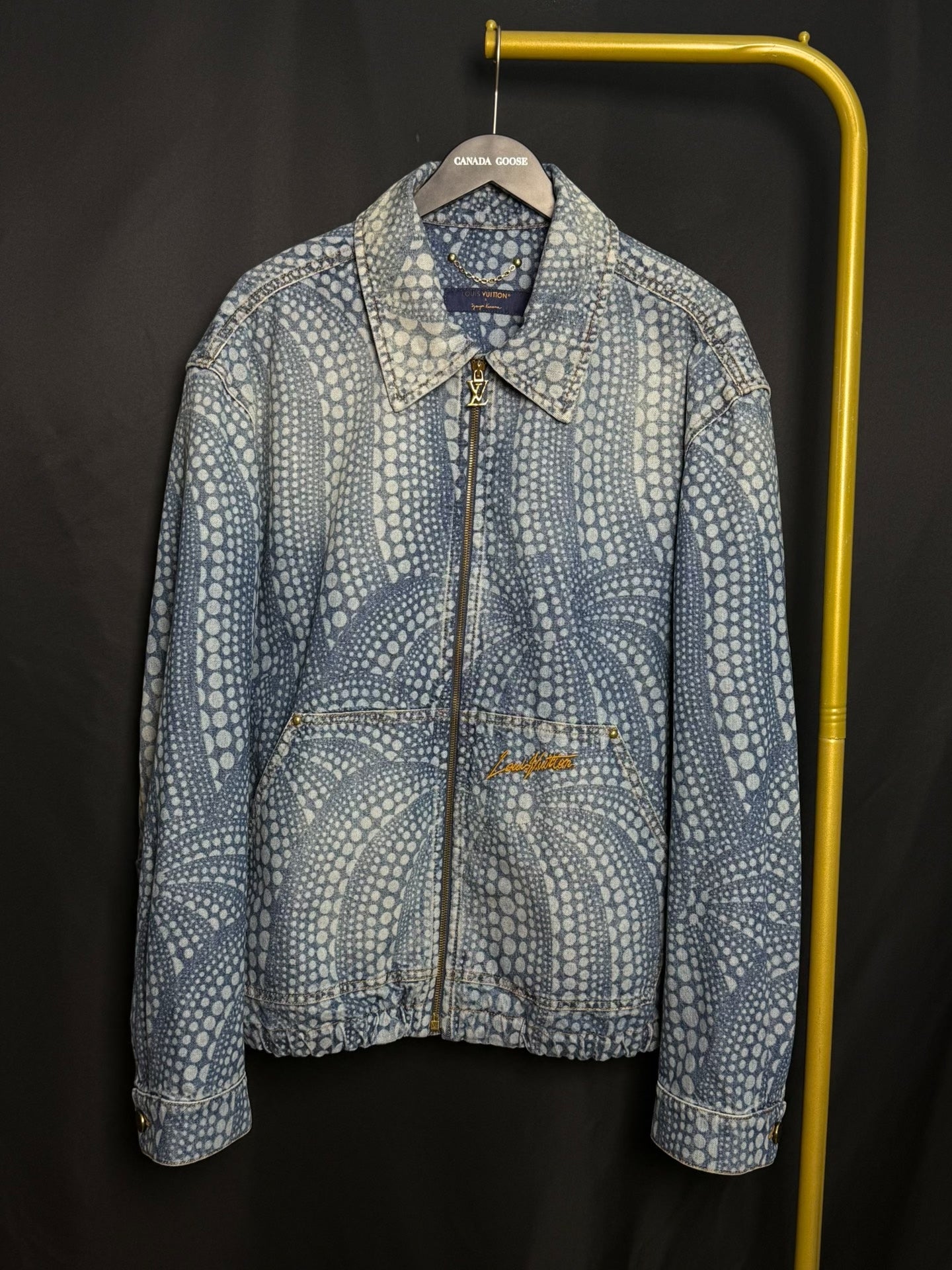 Louis Vuitton X Yayoi Kusama Collaboration Denim Jacket