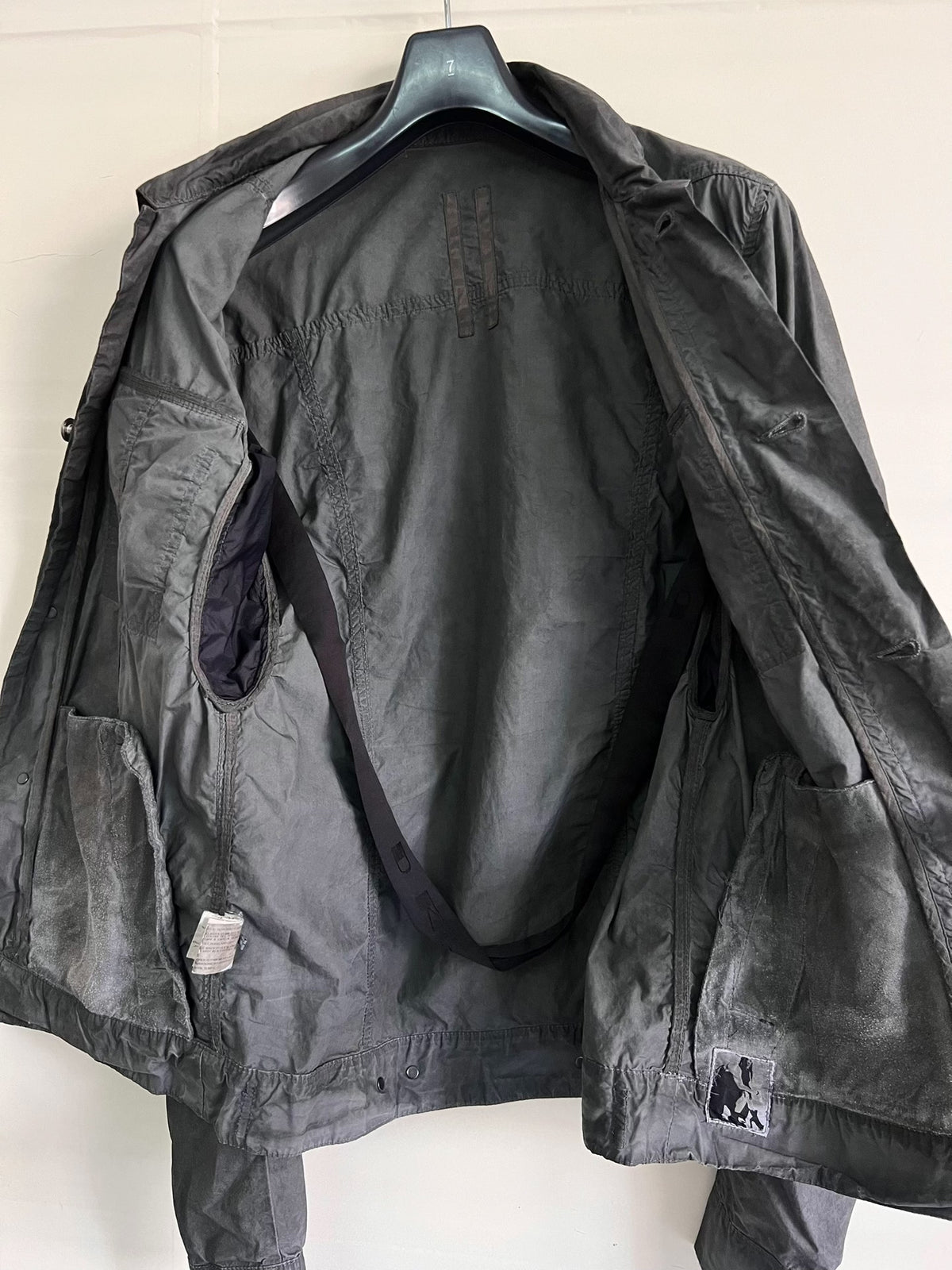 Rick Owens Vintage Dirty-Dye Distressed Jacket
