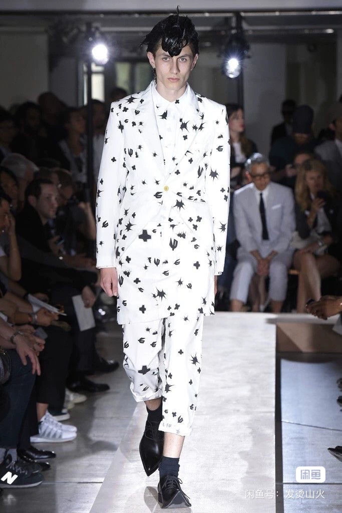 15AW COMME Des Garcons Anti-War White Blazer