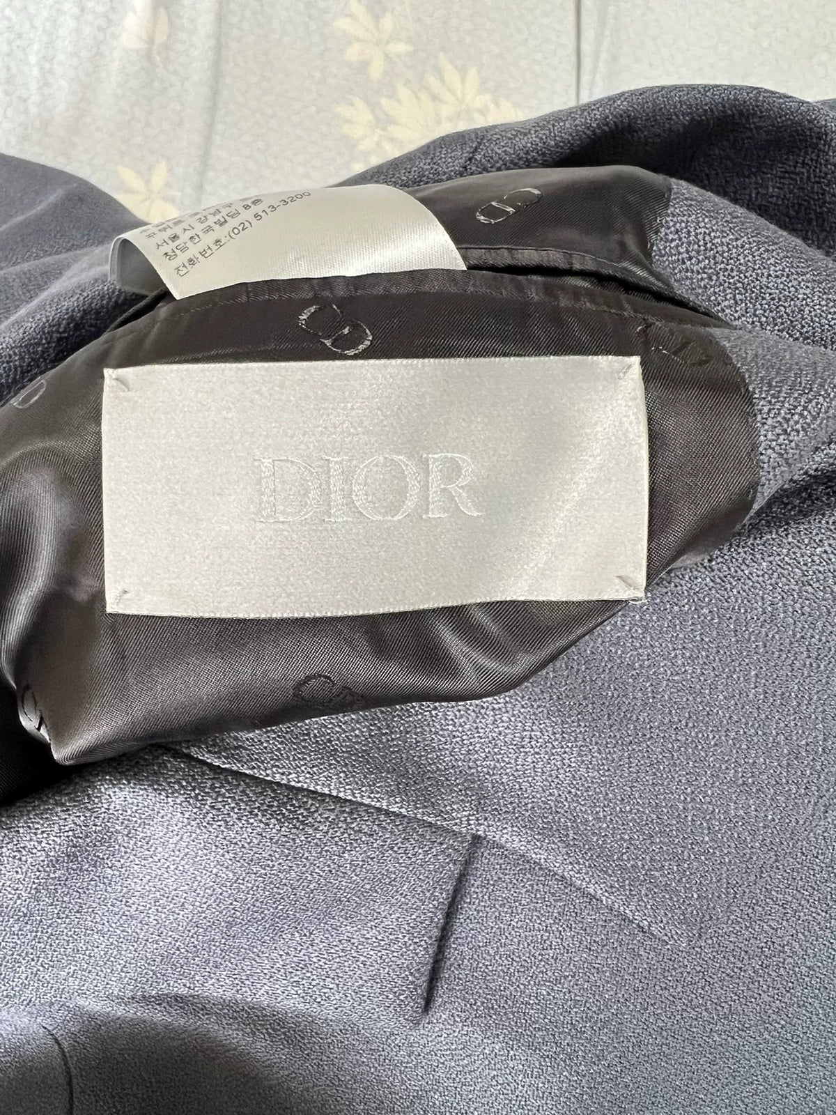 Dior Wool Navy Coat