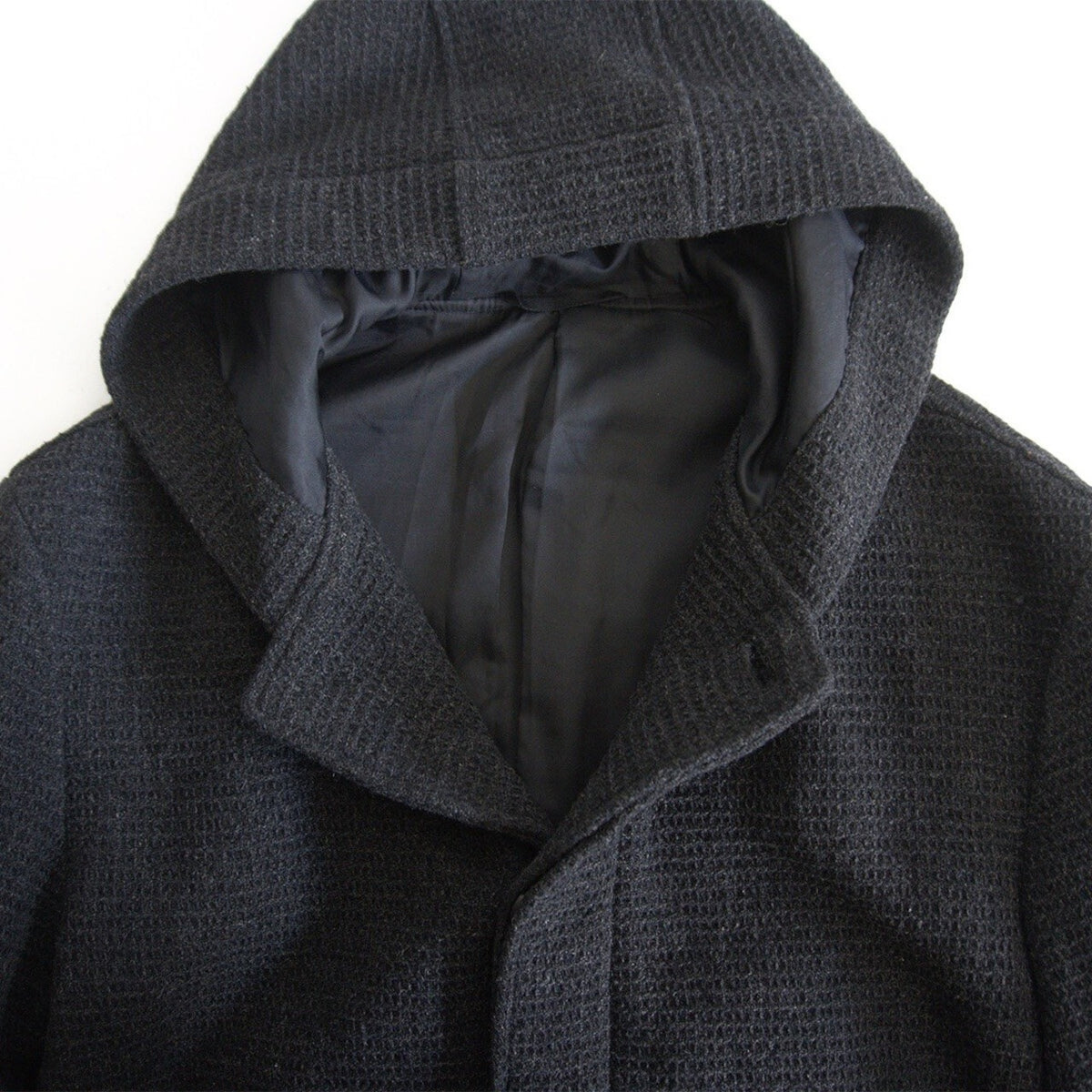 Yohji Yamamoto Hooded Wool Coat