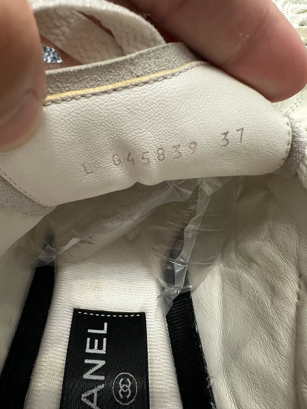 Chanel Quilted Plaid Leather Shoes