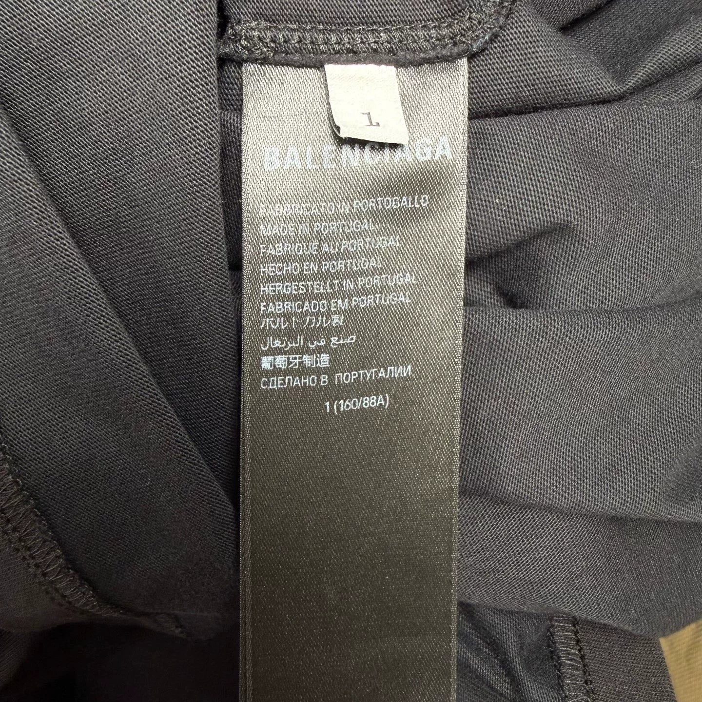 Balenciaga Black Wifi Short Sleeve Shirt