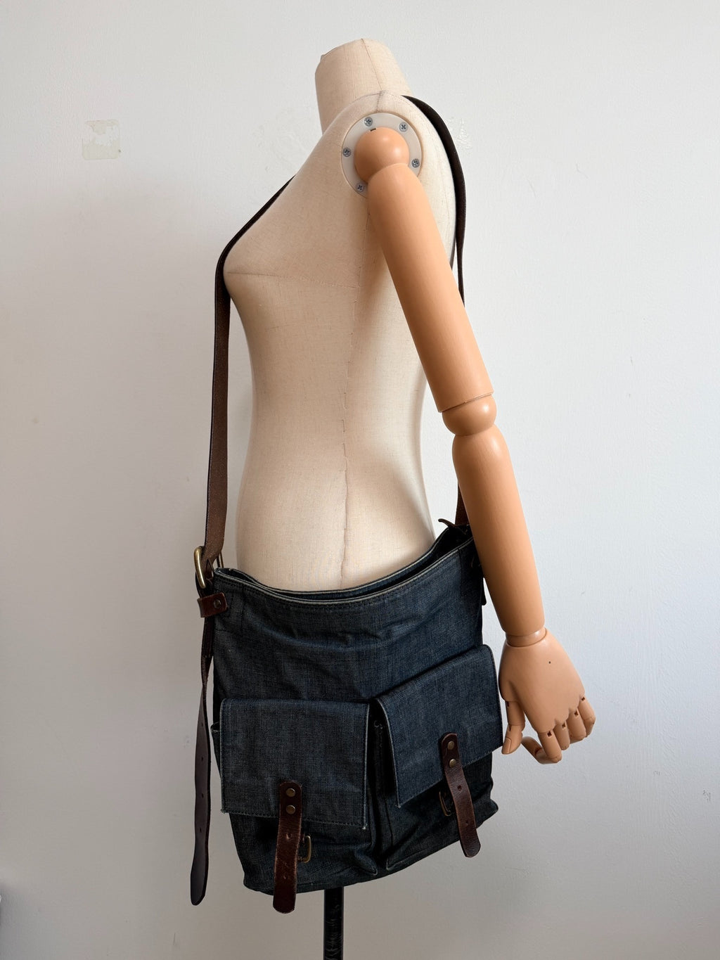 Dries Van Noten Denim Shoulder Bag Crossbody Bag