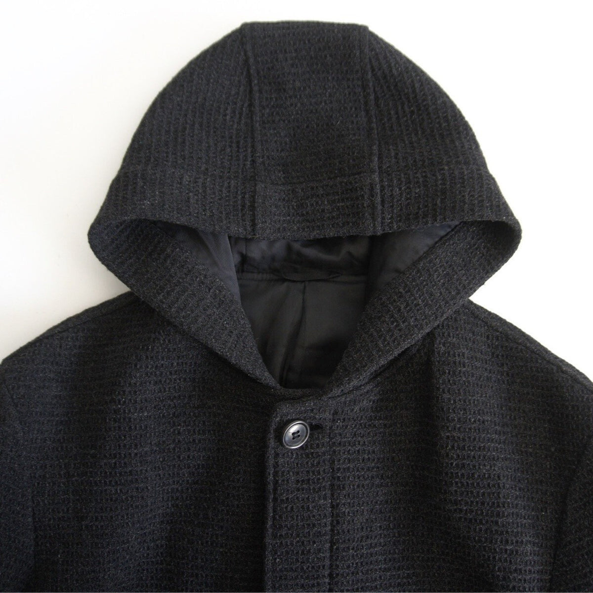 Yohji Yamamoto Hooded Wool Coat