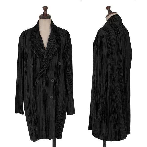 Issey Miyake Vintage Black Stripe Pleated Top