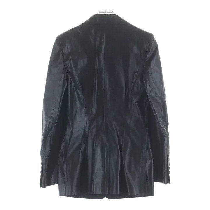 Ann Demeulemeester Black Leather Jacket