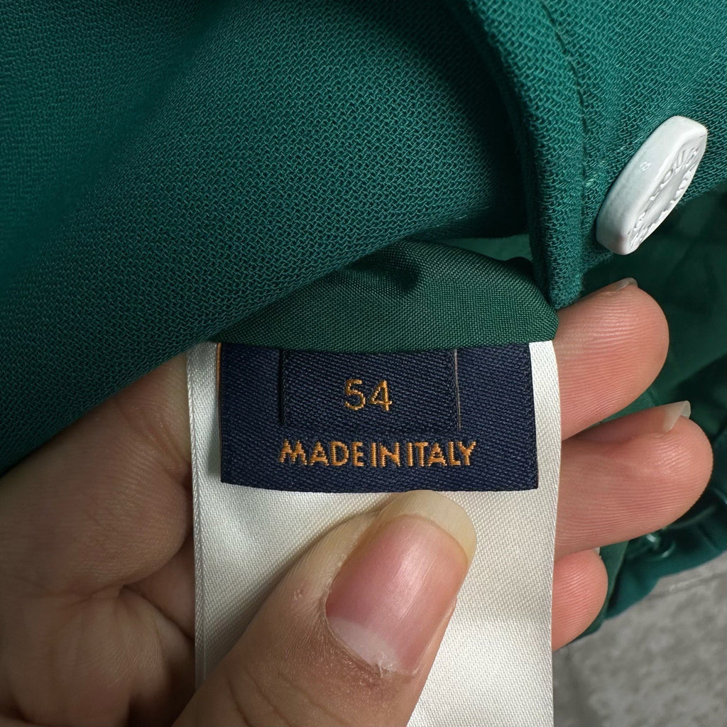 Louis Vuitton Dark Green Three-Flower Embroidered Logo Jacket